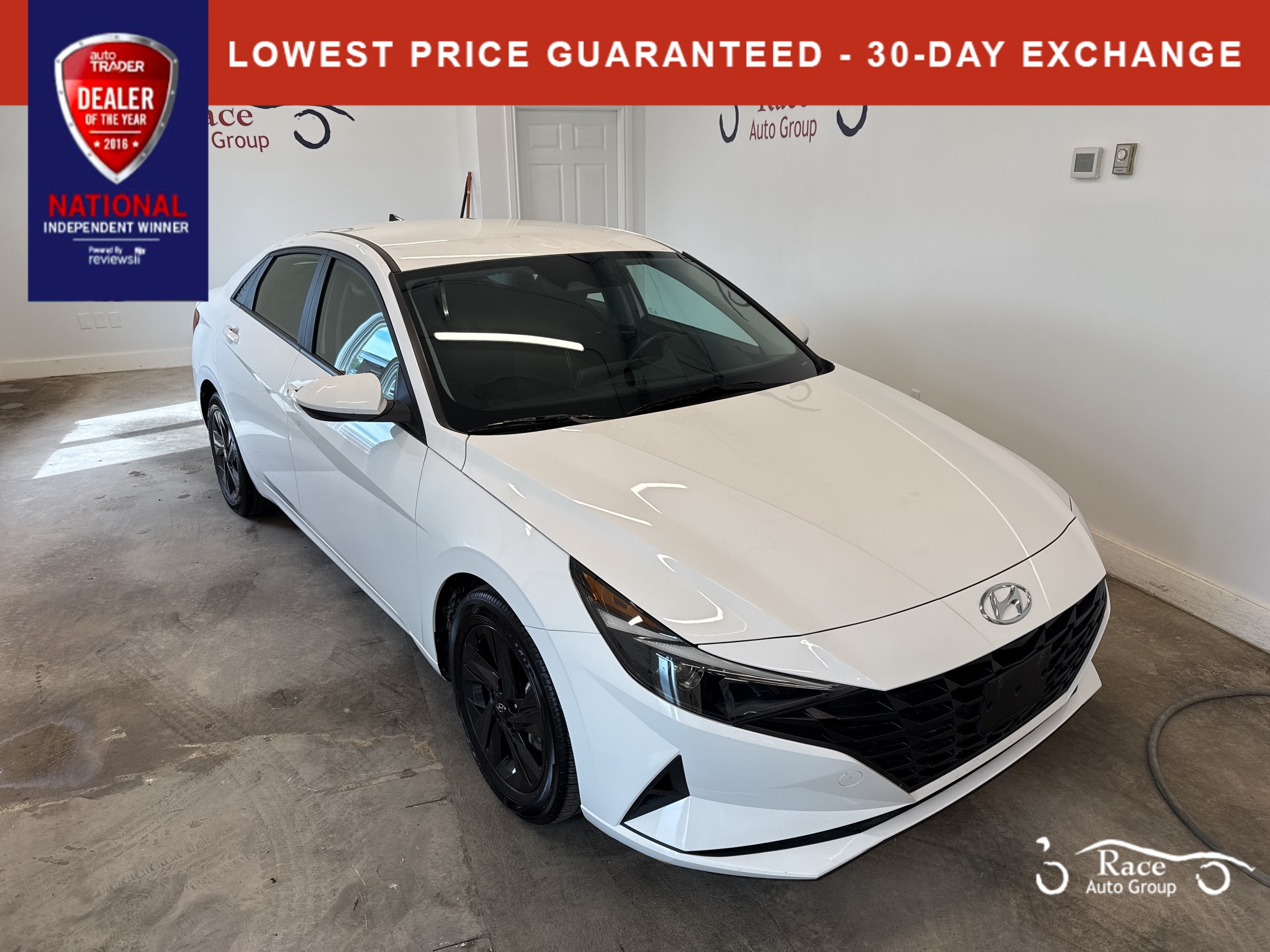 White 2023 Hyundai Elantra Sedan Automatic