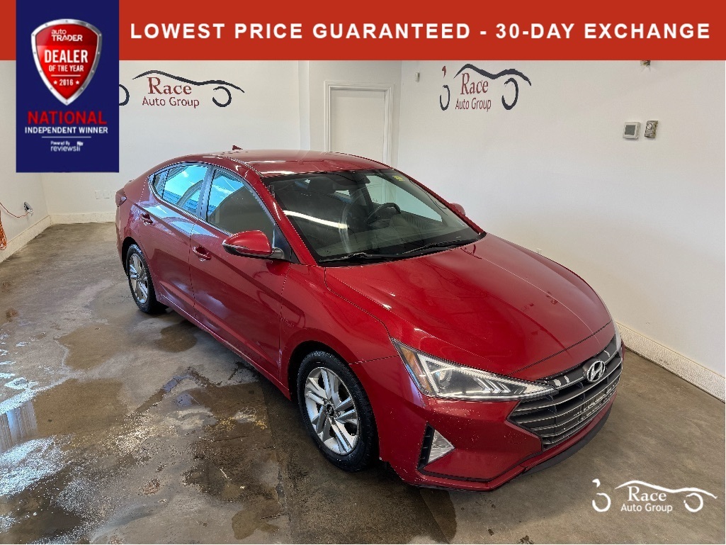Scarlet Red 2019 Hyundai Elantra Preferred FWD Sedan Automatic